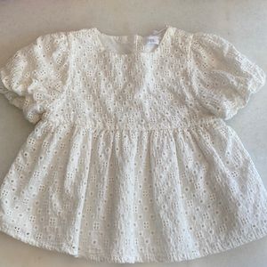 Zara Toddler Eyelet Top size 2-3